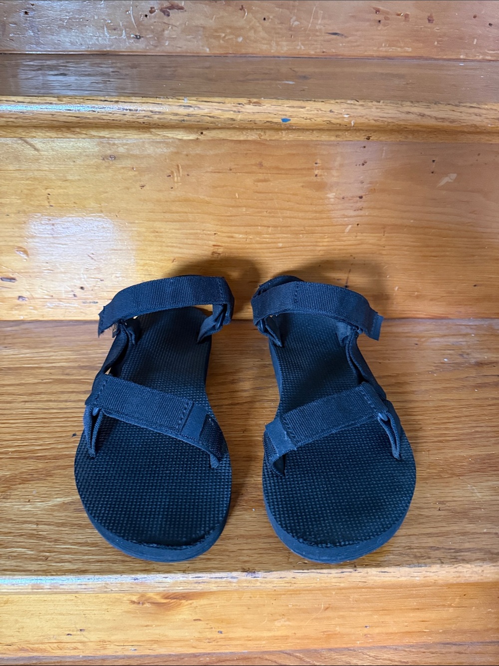 Women’s Teva Black Adjustable Strap Sandals